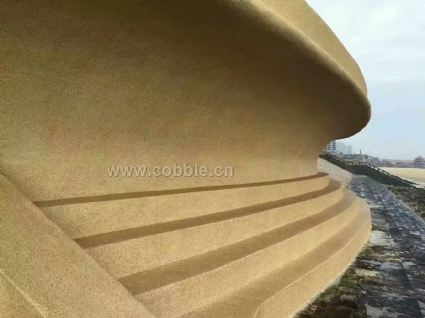 水洗石墻面施工